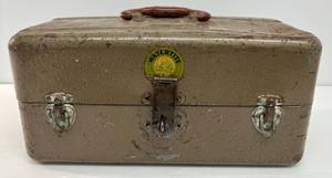 lot 93 image: Vintage Watertite Metal Tackle Box