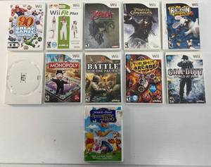 lot 97 image: Large Group Of Vintage WII Video Games