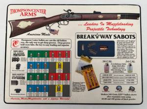 lot 101 image: Vintage Thompson Center Arms Rubber Counter Map