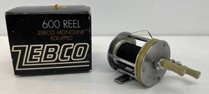 lot 103 image: Antique 1950s Paul Bunyan Bait Cast Reel With Zebco Box
