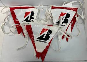 lot 104 image: Vintage Bridgestone Pennants (Great For Man Cave)