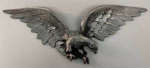 lot 113 image: 25 Casted Aluminum EagleWall Hanging Marked Japan