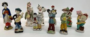 lot 126 image: Group Of Misc. Vintage Oriental Figurines Some Made In Occupied Japan