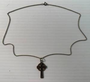 lot 139 image: Sterling Silver Cross Necklace