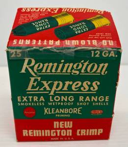 lot 150 image: 1 Box Of Remington Express 12 Ga. Extra Long Range Shells (Missing Two)