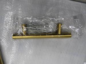 30 Pack 5 inch DrawerCabinet Handles With Screws 3 Inch Hole Spacing Brushed Brass