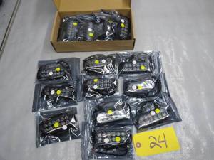 20 Pack 12 LED Amber and White Safety Flashing Warning Lights For CarTruck