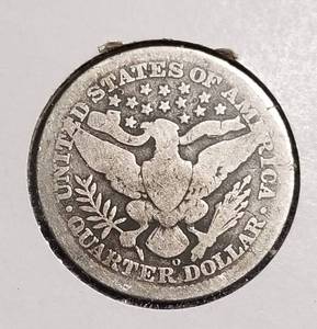 1909-O BARBER QUARTER