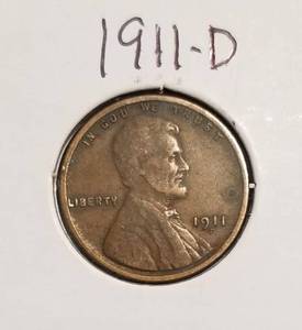 6 US WHEAT CENTS 1911-D 1912-D 1913-D 1915-D 1916-D 1920-D