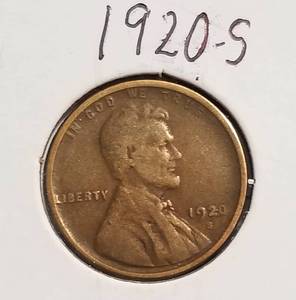 9 US WHEAT CENTS 1920-D 1921-S 1923-S 1925-S 1926-D 1928-D 1929-D 1929-S