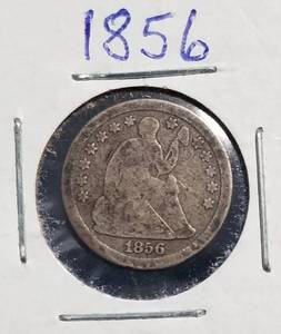 3 US COINS 1856 US HALF DIME 1913 TY 1 & 1937 BUFFALO NICKELS