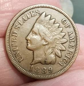 6 US INDIAN HEAD CENTS 1889-1894