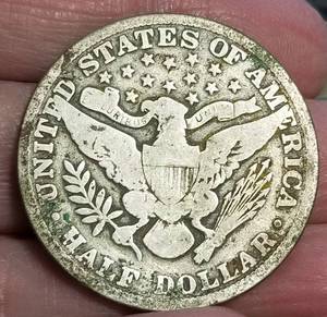 1912 US BARBER HALF DOLLAR