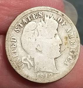 5 US COINS 1912-D 1913 10C 1934 1942-S (SILVER) 1959 5C