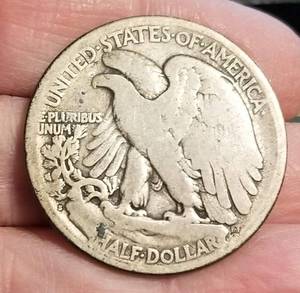 1919-S US WALKING LIBERTY HALF DOLLAR