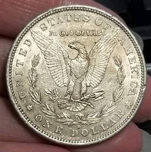 1880-O US MORGAN SILVER DOLLAR