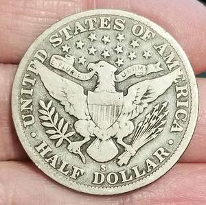 1915-S US BARBER HALF DOLLAR