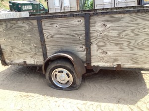 lot 8 image: Utility Trailer