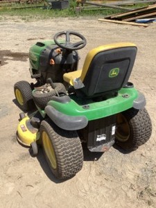 lot 49 image: John Deere L120 Mower - parts or repair