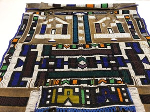 Exquisite Old Ndebele Beaded Mapoto Apron