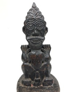 Unusual Early 2-Sided Offertory Ancestral Statue