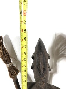 Large Old Carved Female Dogon Satimbe Mask