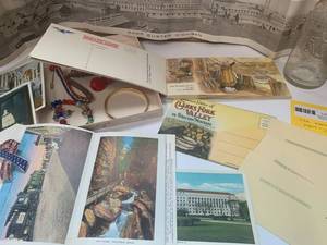 lot 36 image: VTG USA Papers and Jewelry