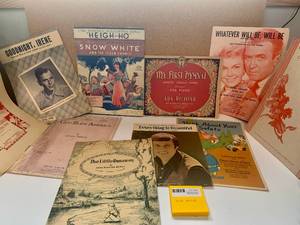 lot 45 image: Group of old Music sheet paper