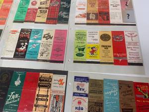 lot 58 image: VTG 18 PGS CA Matchbooks Covers