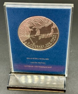 lot 21 image: Nixon Sterling Silver Commemorative Medal