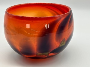 lot 31 image: Gorgeous Artisan Art Glass Bowl