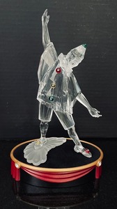 lot 41 image: Swarovski Crystal Masquerade Pierrot Figurine by Adi Stocker with Box and Certificate