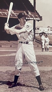 lot 47 image: Joe DiMaggio Limited Edition Autographed Wooden Plaque