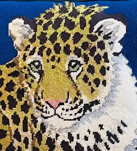 lot 69 image: Vintage Needlepoint Pillow