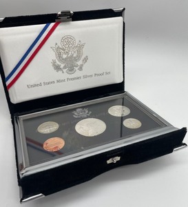 lot 127 image: 1994 United States Mint Premier Silver Proof Set with Box and Certificate