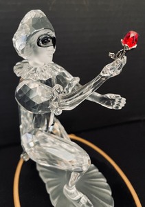 lot 134 image: Swarovski Crystal Masquerade Pierrot Figurine
