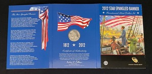 lot 141 image: United States Mint 2012 Star-Spangled Banner Bicentennial Silver Dollar