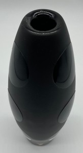 lot 147 image: Orrefors Black Amethyst Vase
