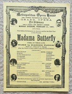 lot 162 image: 4 Vintage Metropolitan Opera House Posters