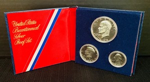 lot 174 image: United States Mint Bicentennial Silver Proof Set