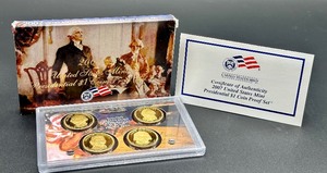 lot 220 image: 2007 United States Mint Presidential Dollar Coin Proof Set