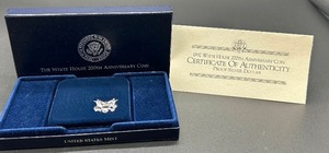lot 223 image: The White House 200th Anniversary Dollar Proof Coin
