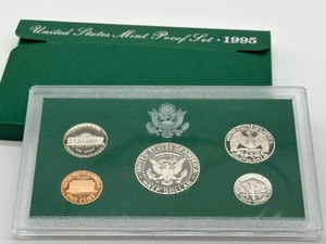 lot 255 image: 1995 and 1997 United States Coin Proof Sets