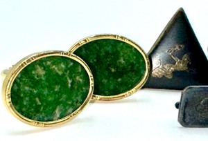 lot 275 image: Vintage Cufflinks and Tie Bar