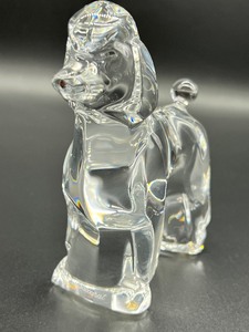 lot 347 image: Baccarat Poodle Figurine