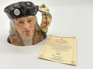 lot 331 image: Royal Doulton Christopher Columbus Discovery Edition Character Jug - Royal Doulton Christoper Columbus Toby Mug