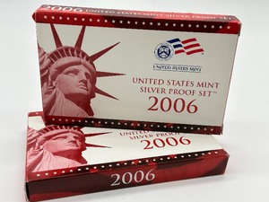 lot 326 image: (2) United States 2006 Coin Proof Sets