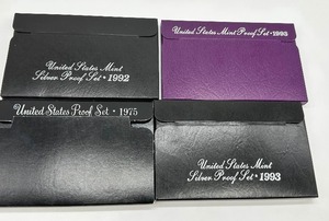 lot 303 image: (4) United States Coin Proof Sets - 1975, 1988 and 1993 Coin Proof Sets