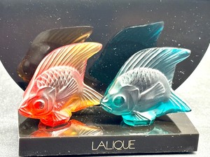 lot 388 image: Pair of Crystal Lalique Fish Figurines