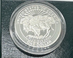 lot 419 image: United States 1999 Yellowstone National Park Proof Silver Dollar Coin